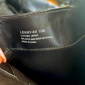 Brown Suede Lenny Short Boot. Size 10